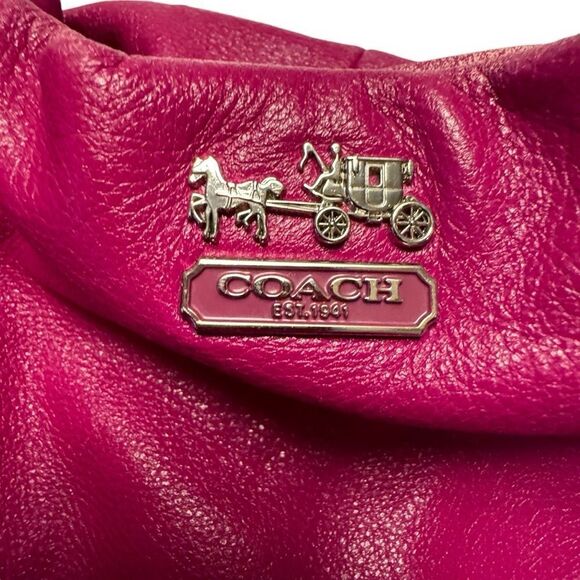 Coach Madison Isabelle Leather Satchel Purse - Picture 3 of 8